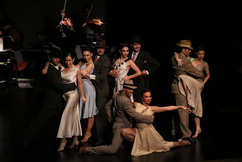 Espectáculo de tango en Galería Güemes