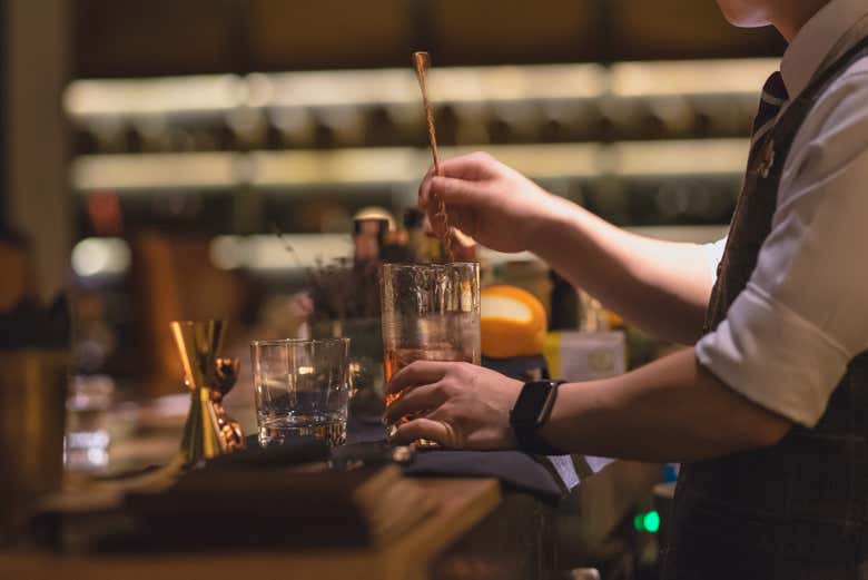Bar clandestino del barrio de Palermo, en Buenos Aires