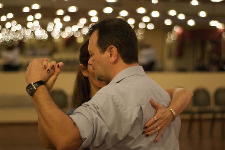 Clase práctica de tango