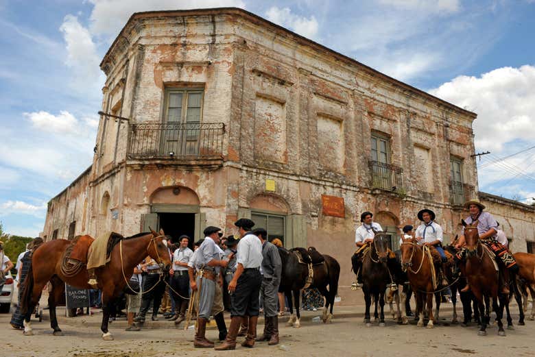 Gauchos en San Antonio de Areco